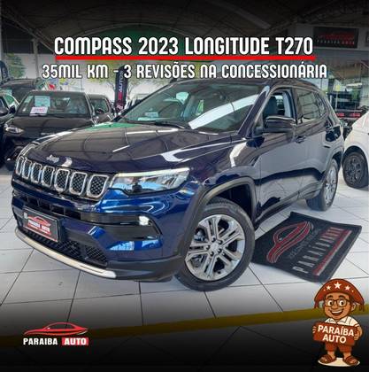 JEEP COMPASS 1.3 T270 TURBO FLEX LONGITUDE AT6 JEEP COMPASS 1.3 T270 TURBO FLEX LONGITUDE AT6
